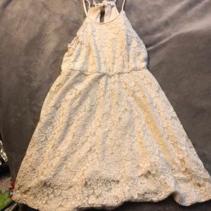 White lace dress